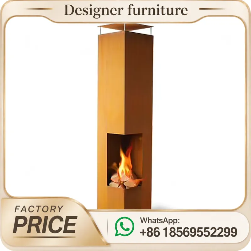 เตาเผาเม็ดไม้แบบพกพาพร้อมปล่อง - Outdoor Furniture Wood บทวิจารณ์และราคา