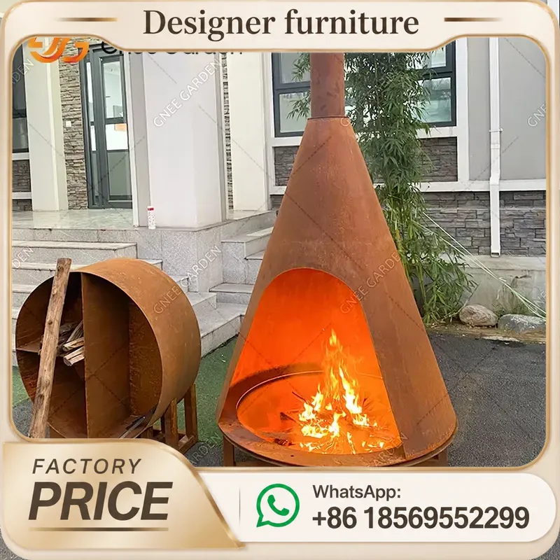 เตาเผาเม็ดไม้แบบพกพาพร้อมปล่อง - Outdoor Furniture Wood บทวิจารณ์และราคา