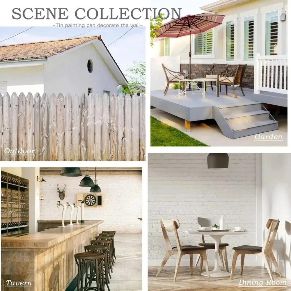 ป้ายโลหะสไตล์เรโทรแบบปรับแต่งไ - Outdoor Furniture Metal บทวิจารณ์และราคา