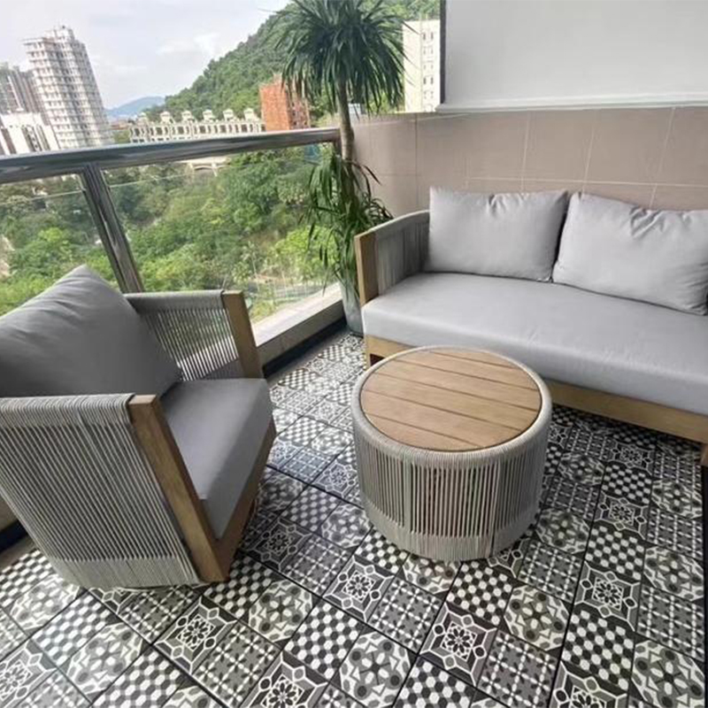เบาะโฟมความหนาแน่นสูง, ขาไม้เน - Outdoor Furniture Luxury บทวิจารณ์และราคา
