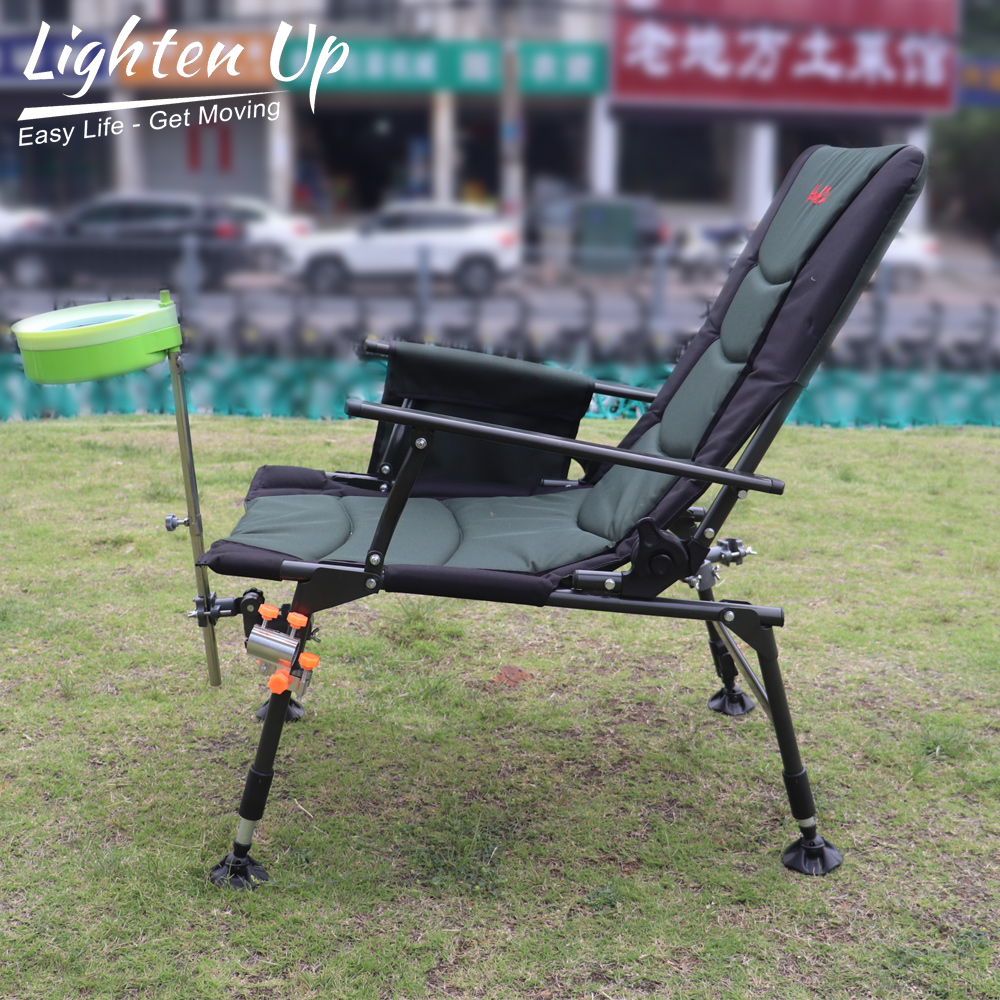 แบบพกพาพับกลางแจ้ง Camping เก้ - Outdoor Furniture Metal Chairs บทวิจารณ์และราคา