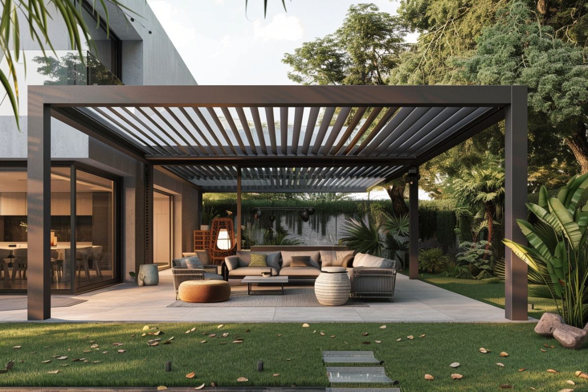 ศาลาทรงสี่เหลี่ยมผืนผ้าอลูมิเน - Outdoor Furniture Metal บทวิจารณ์และราคา