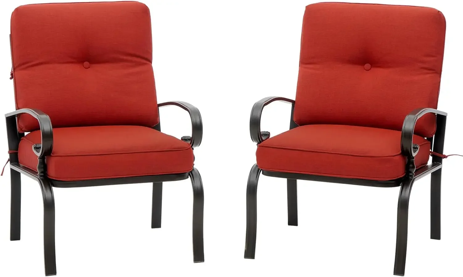 เก้าอี้บิสโทรโลหะสีแดงสำหรับใช - Outdoor Furniture Metal Chairs บทวิจารณ์และราคา